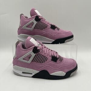 Womens Size 9 Air Jordan 4 Retro Orchid Grey Sneakers AQ9129 501 NEW